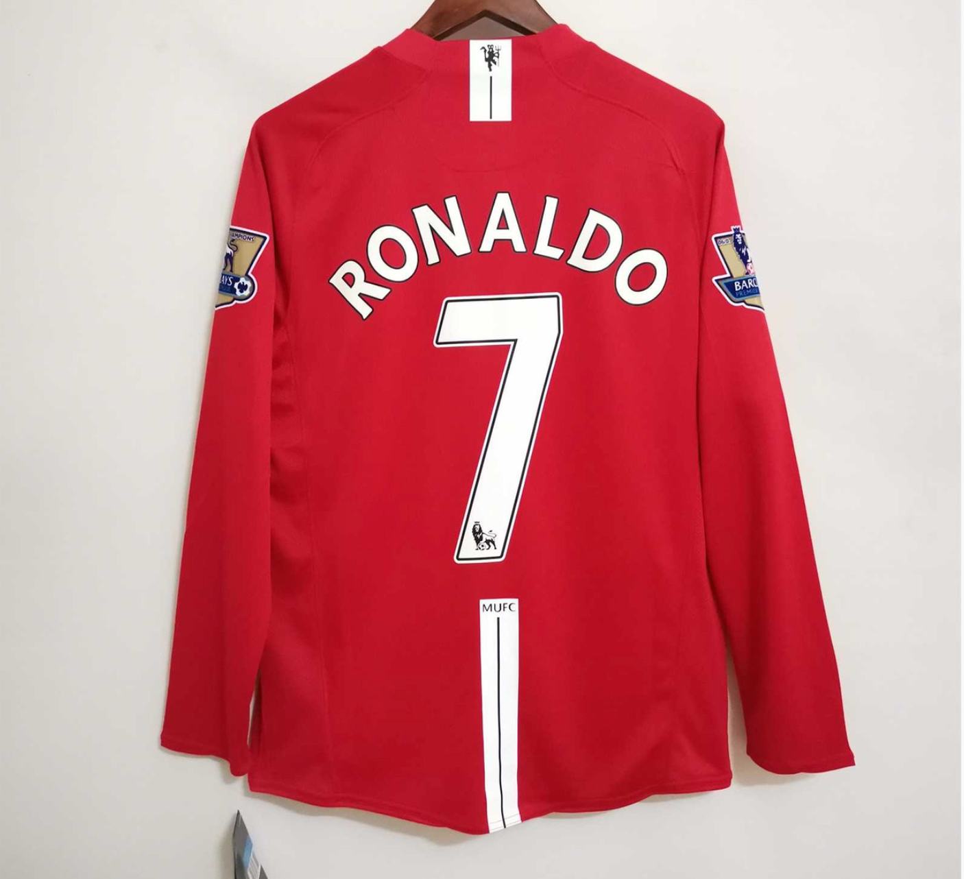 Manchester United Home 2007/2008 Long Sleeve